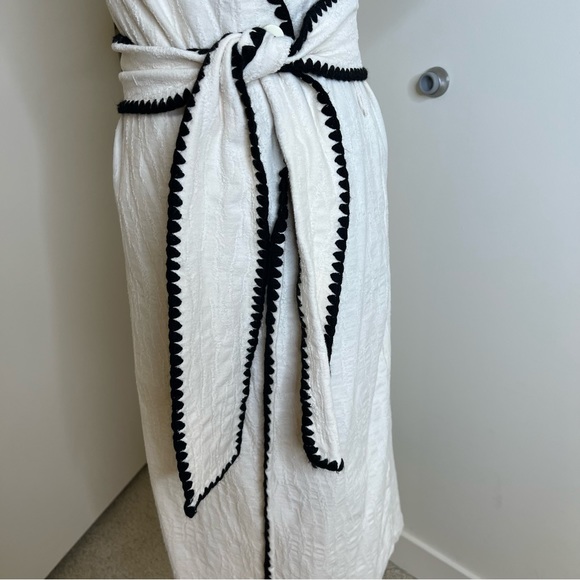 Zara stitched wrap dress size small - Picture 3 of 4